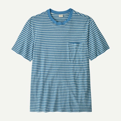 Trail Harbor Pocket T-Shirt steps blue